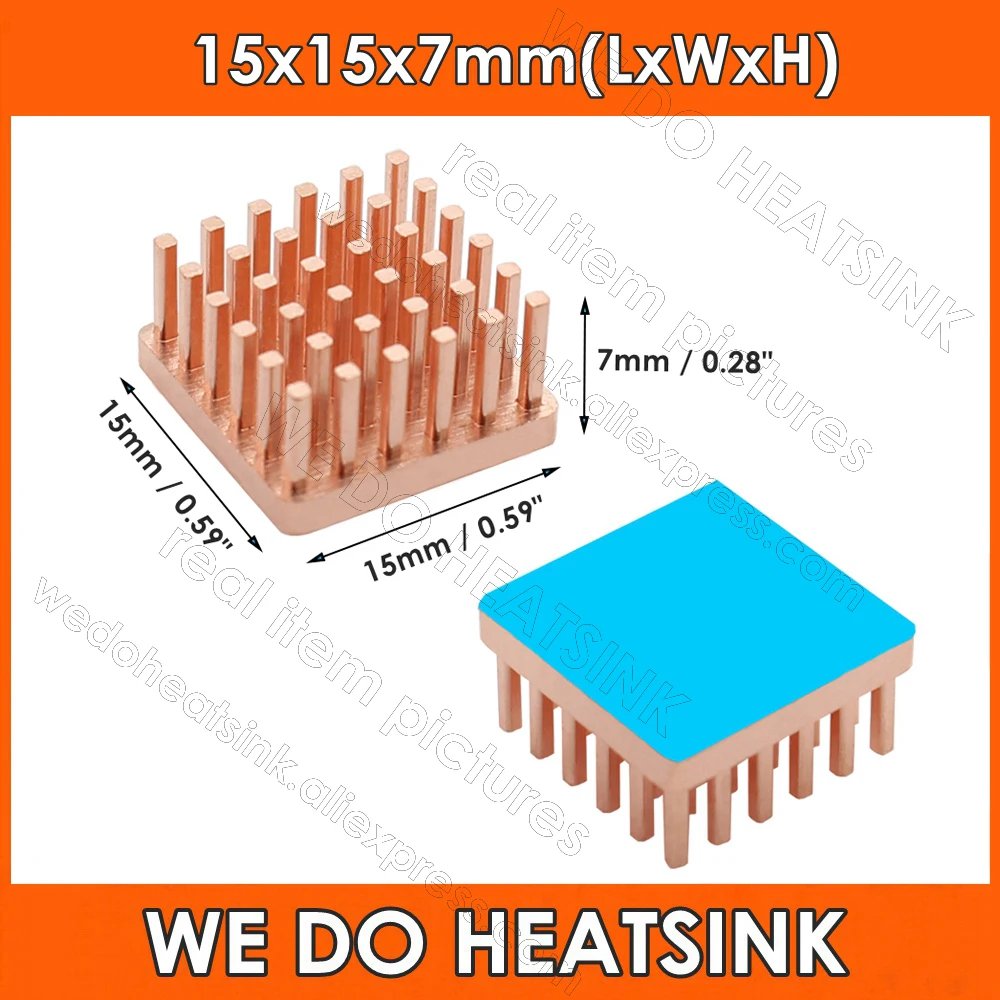 15x15x7mm With Pad