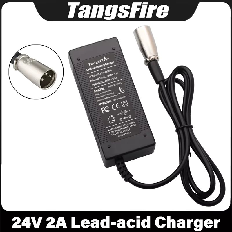 24V 2A Smart Lead-Acid Battery Charger Input 100-240V For 28.8V Lead-Acid Battery Pack Charger XLR High Quality Power Adapter