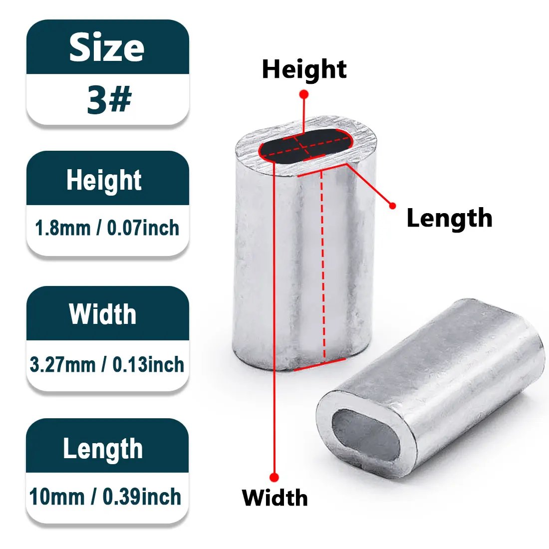 Flat tube Size 3