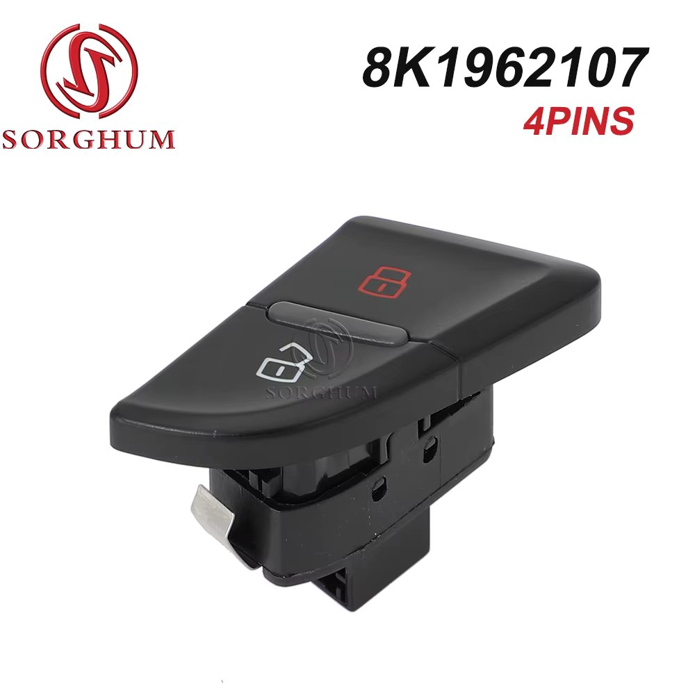 SORGHUM Car Switch Door Cental Locking Button 8K1962107 Front Left for Audi A4 B8 S4 Allroad Quattro A5 S5 R 8KD962107 2008-2016