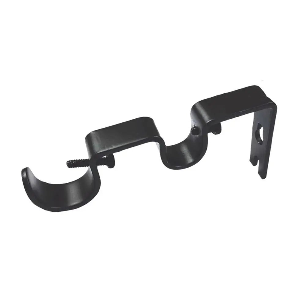 Single Hang Curtain Rod Bracket Heavy Duty Double Hang Curtain Rod Holders Tap Right Into Window Frame Curtain Rod Bracket