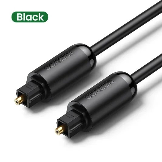 UGREEN Digital Optical Audio Cable Toslink Cable Fiber Optic Male to Male Cord for Home Theater Sound Bar TV PS4 Xbox TV Cable