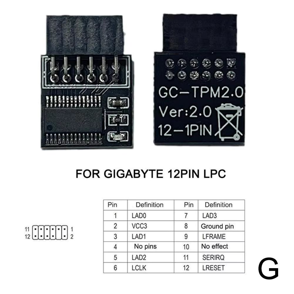 GIGABYTE 12Pin LPC