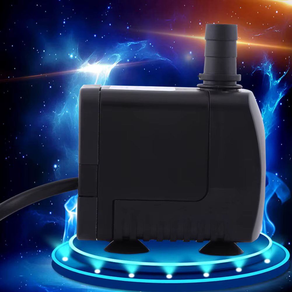 1/2/3pcs Plastic 220V 15W 800L/H Fountain Fish Aquarium Water Submersible Pump Black Aquarium Fountain