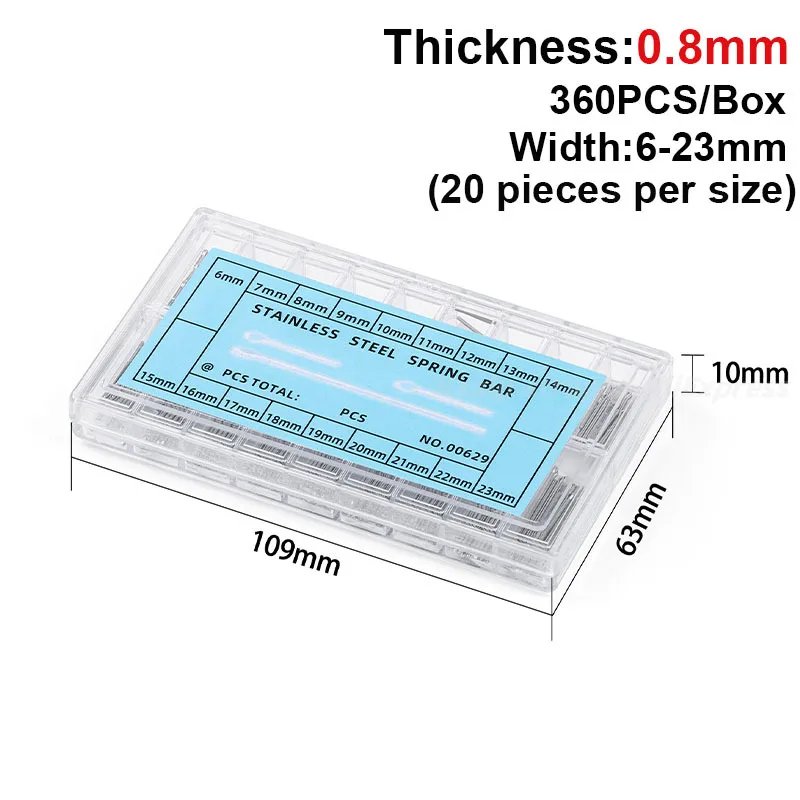 360pcs-0.8mm