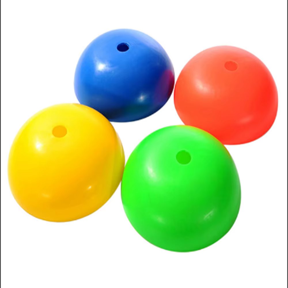 Mark disc cone 10psc/set Factory wholesale soccer training equipment dome agility cone football training speed spherical