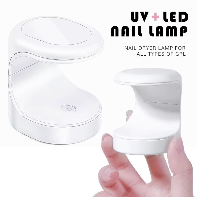 Mini Eggshell Lamp USB UV LED Light For Gel Nails Multi-color Hand Held Portable Nail Dryers Used For Home Nail Salons