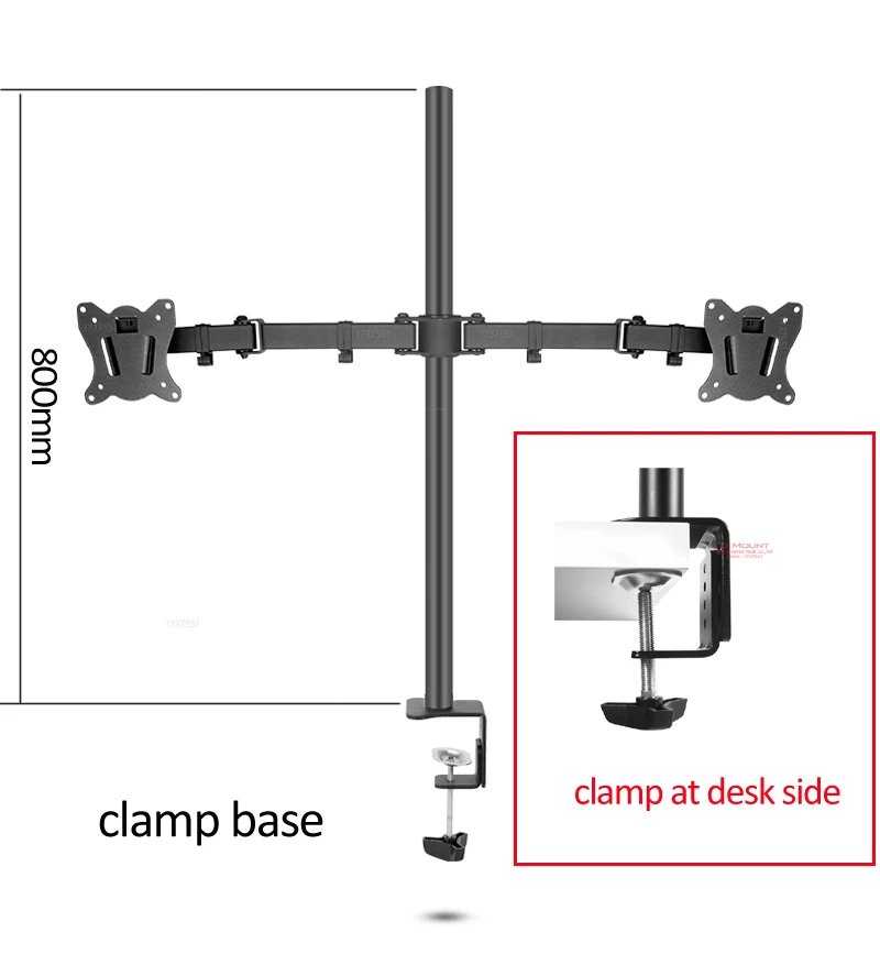 with clamp base