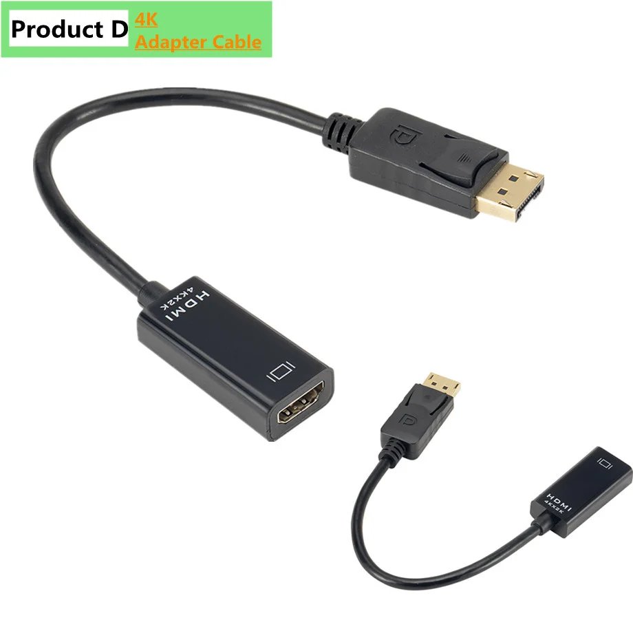 4K DP TO HD Cable