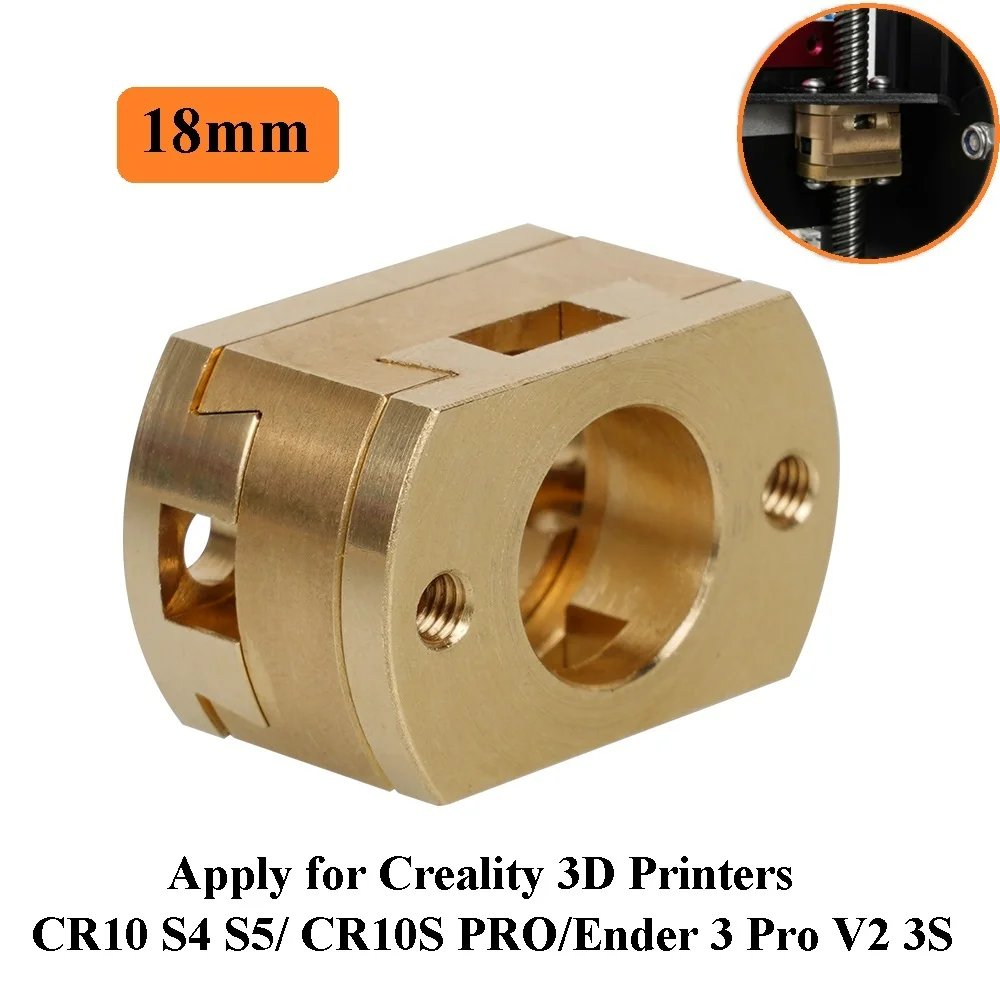 OLDHAM Coupling 16mm 18mm Coupler for Creality 3D Printers CR10 S4 S5 CR10S PRO Ender3 Pro V2 3S Z-axis for T8 Screw