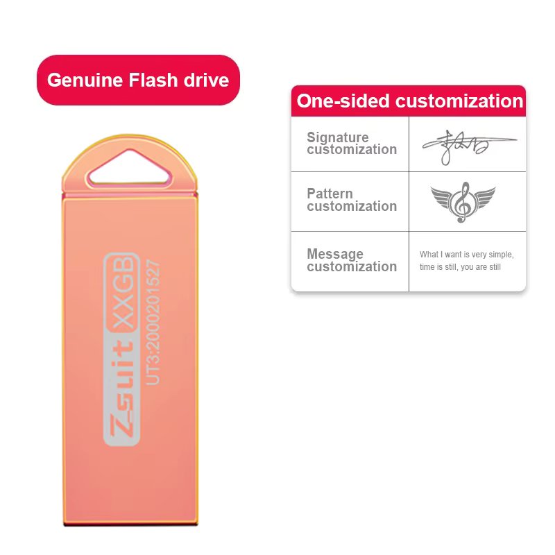 Zsuit New 10Pcs/Lot Free Logo 128GB USB Flash Pen Drives 4GB 8GB 16GB Waterproof Pendrive 64gb Memory Stick Metal U-disk Cle Usb