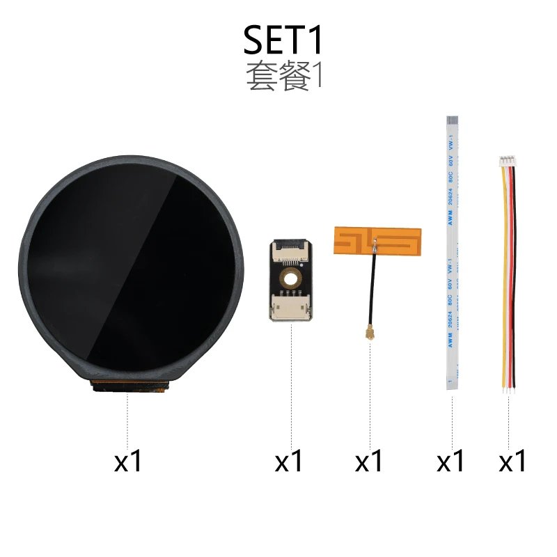 Mellow 1.28-inch FLY-HALO WiFi IPS Smart Circular Touch Screen for 3D Printers with Capacitive Touch and Klipper Compatibility