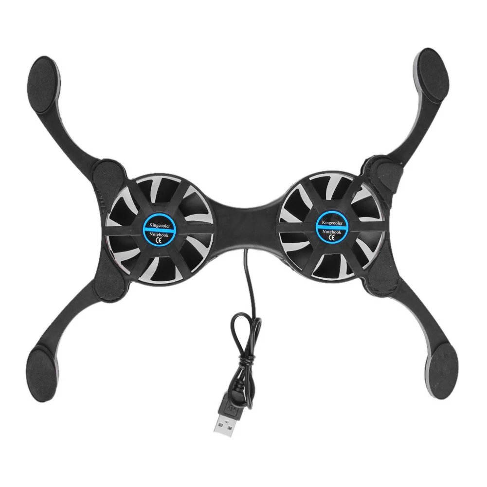 Cooler Stand Laptop Cooler Low Noise Cooling Portable Ultra Slim Gaming Laptop Cooling Pad Prevent Overheatin for 7-15 in Laptop