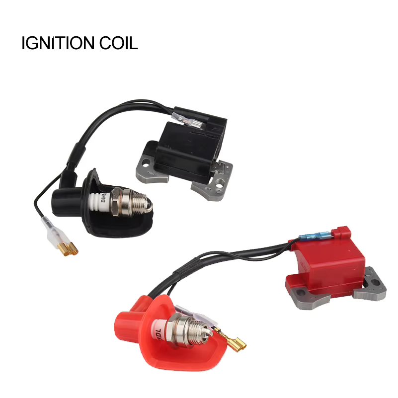 Performance Red IGNITION COIL for 43cc 47cc 49cc Mini Quad Pocket Dirt Bike ATV 2-Stroke Engine part with spark plug