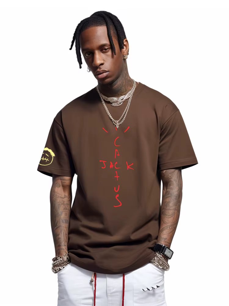 2023 Hip Hop LOGO T Shirt Men Women cactus Harajuku T-Shirts cotton lightning Tees Tops teenage