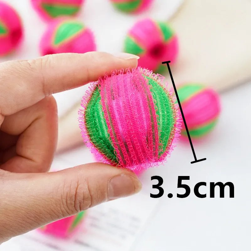 Cat Hair Remover Reusable Ball Wool Sticker Pet Fur Lint Catcher Nylon Laundry Ball Pet Hair Sticky Balls Washing Machine Filter