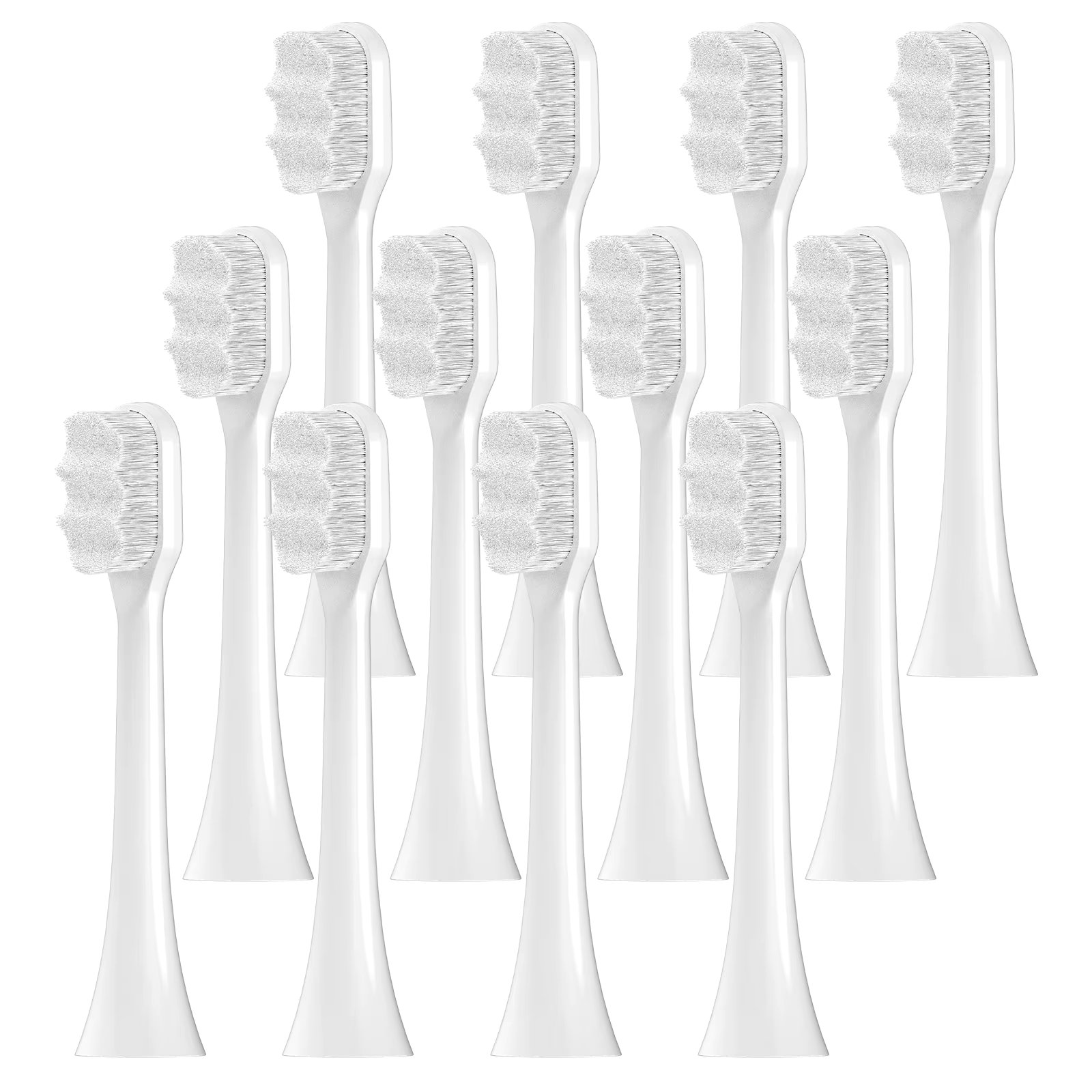 Ultra Soft Brush Heads Compatible with Philips Sonicare Electric Toothbrush for Sensitive Teeth and Gums Care with Nano Bristles
