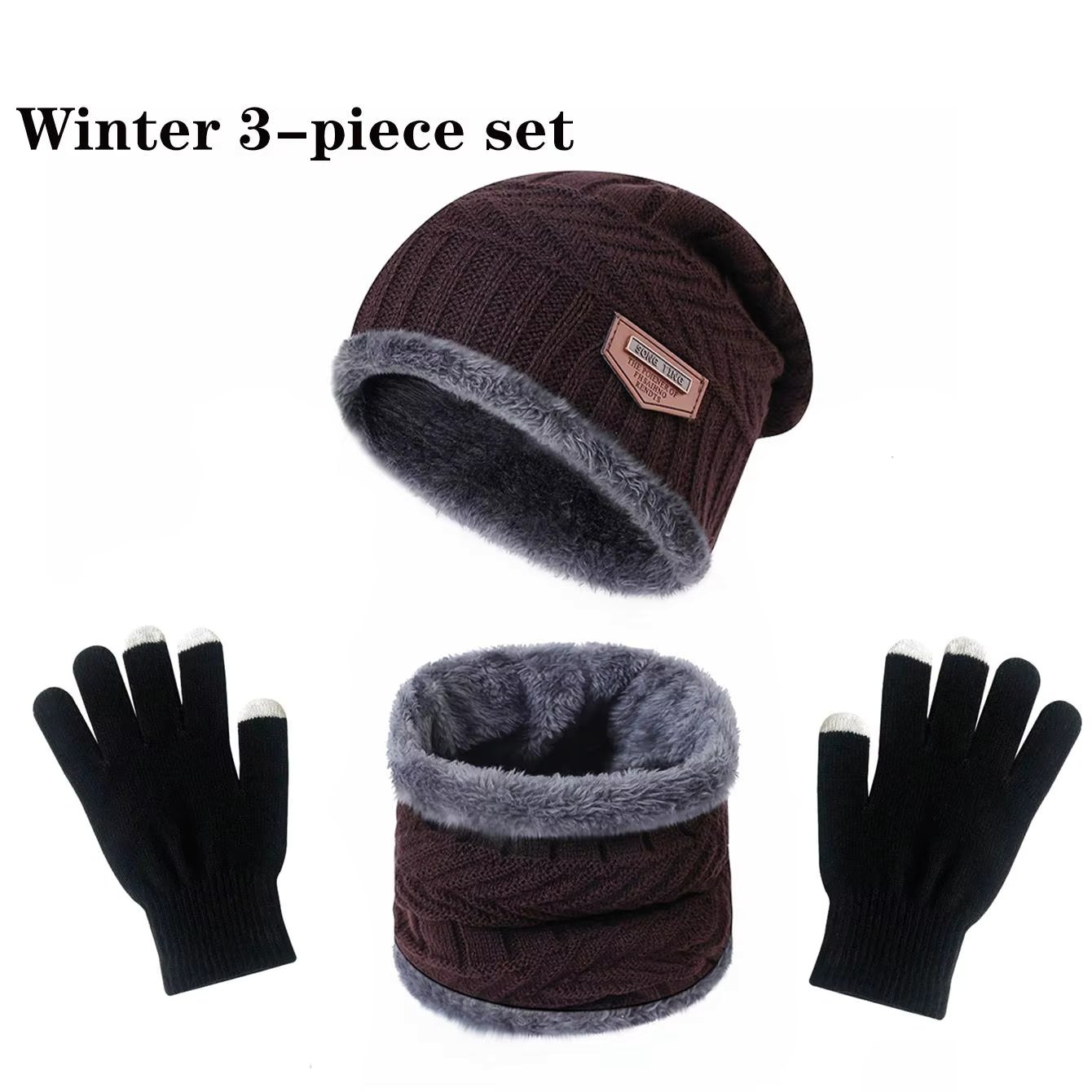 Brown 3 piece set