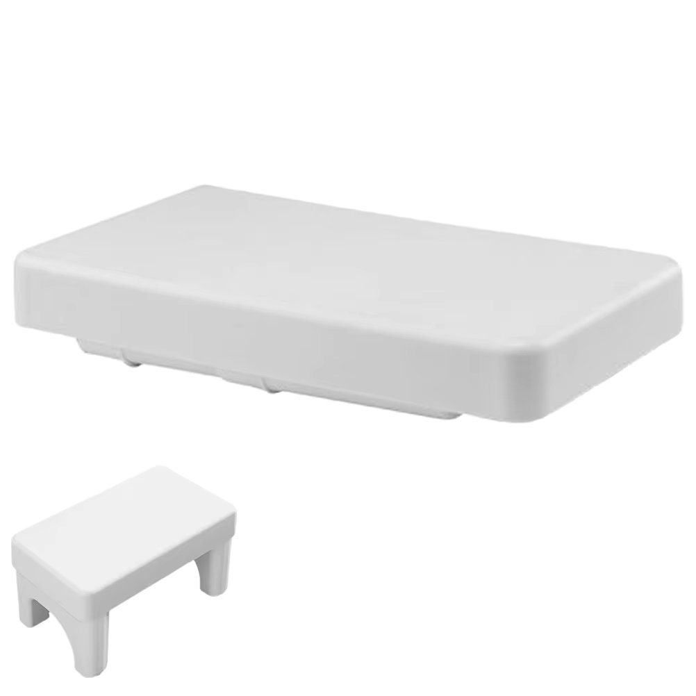 Squatting Toilet Stool Step Foldable Potty for Poo Adult White Foot Adults Child