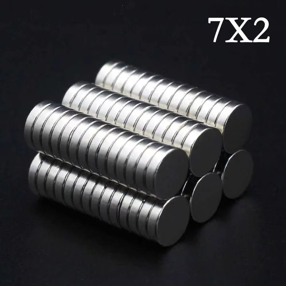10/20/30/50/80Pcs 7x2 Neodymium Magnet 7mm x 2mm N35 NdFeB Round Super Powerful Strong Permanent Magnetic imanes Disc