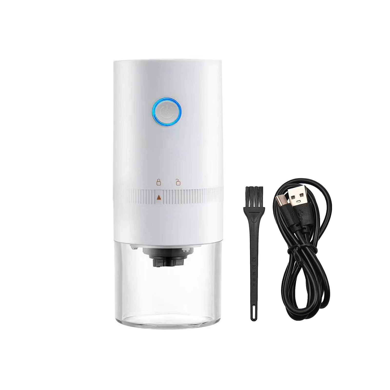 Mini Portable USB Electric Coffee Bean Beater Motorized Grinding Machine Home Coffee Machine Simple Set of Coffee Grinder