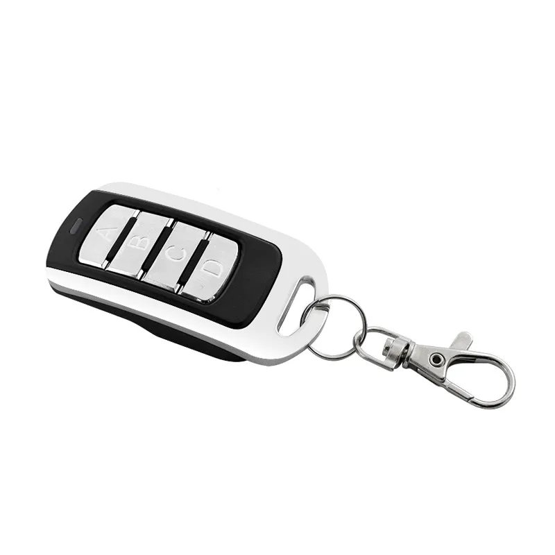 Silver ABCD button