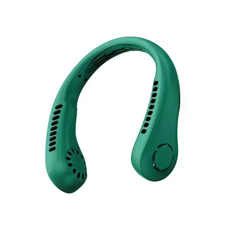 Portable Mini Home Summer Air-cooled Neck Hanging Fan for Outdoor Sports, Running, Travel Without Blades, Wearable USB Neck Stra