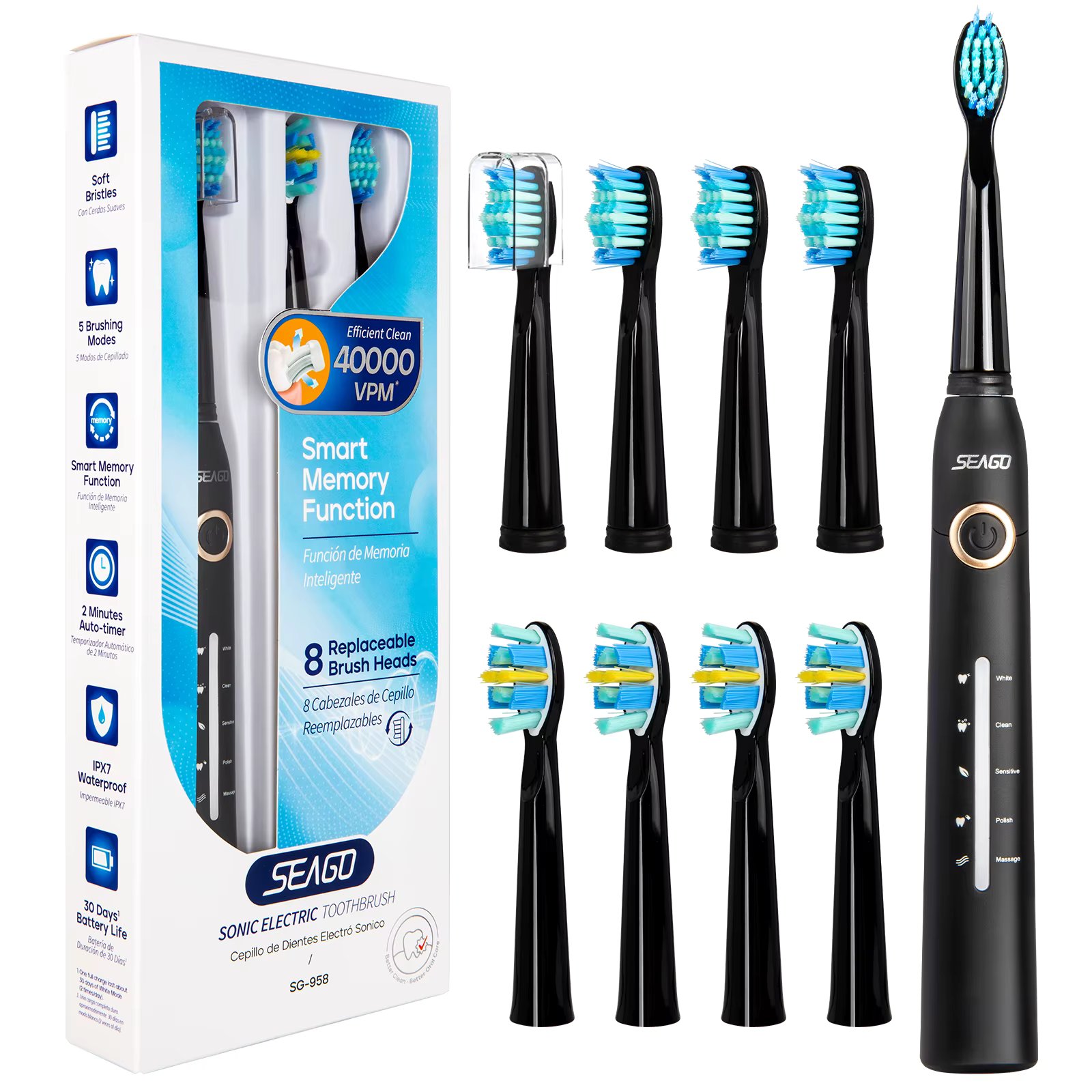958Black8Brush heads