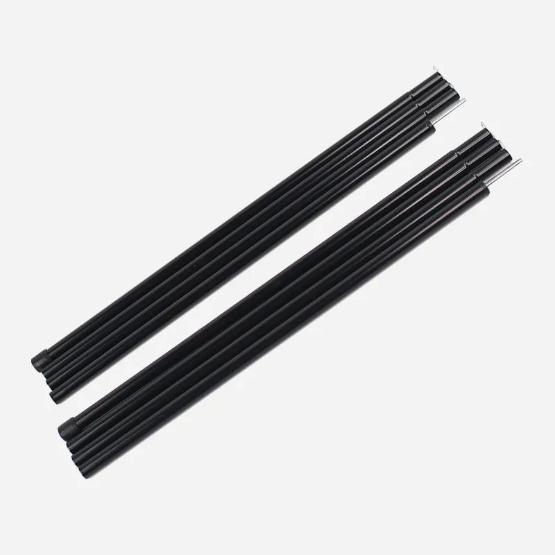 200 Sets of Steel Tarpaulin Staples (2 Pieces) - Black
