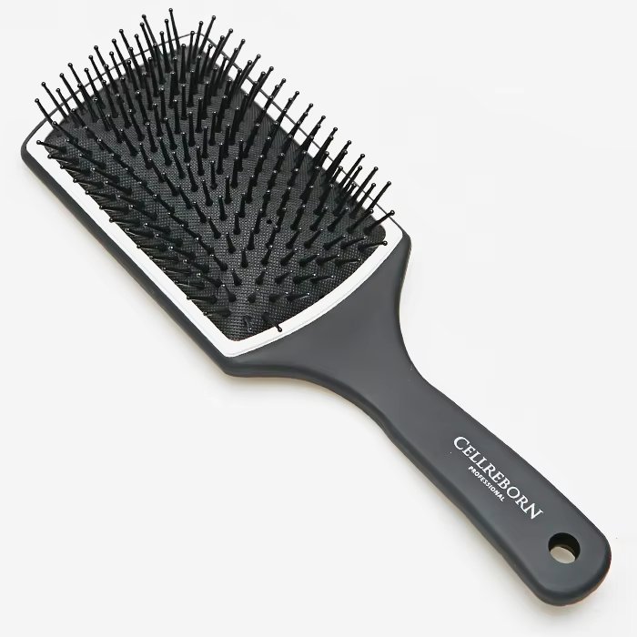 Cell ribbon paddled brush/Cushion brush _ Black