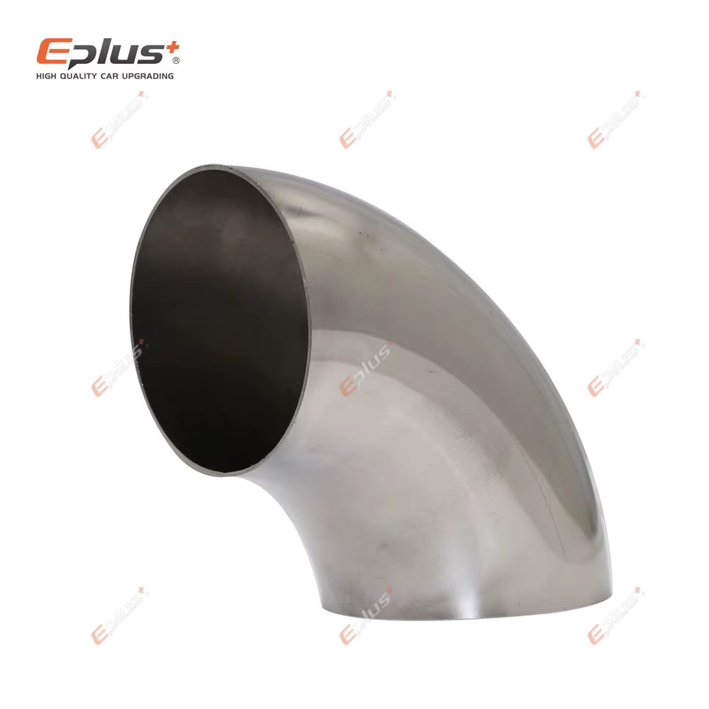304 Stainless Steel 90 Degree Elbow Sanitary Welding Pipe Fitting Car Motorcycle Exhaust Pipe Muffler Welded Pipe Universal