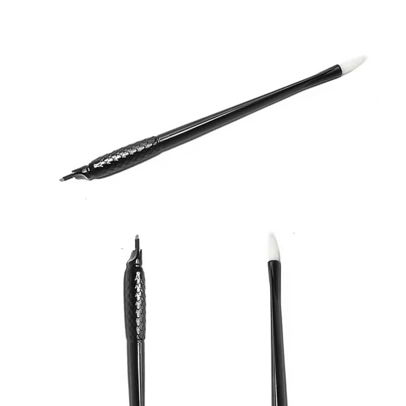 1/5PCS Microblading Hand Tools Disposable 18 Pins U-Shape 0.15/ 0.18MM Nano Needles Eyebrow Tattoo Microblading Pen Supplies