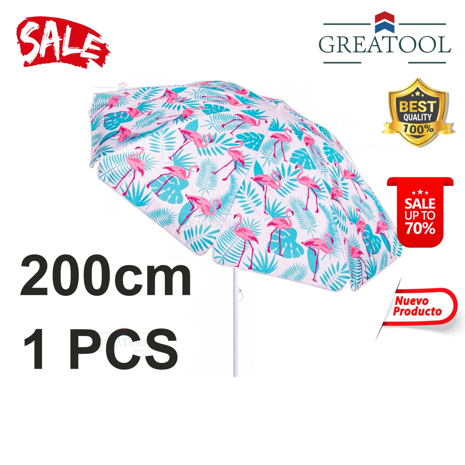 1 PCS-Flamingo 200cm