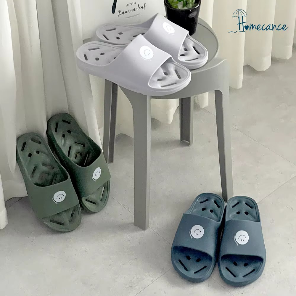 Home Cance Comfort Bathroom Slippers Smiles Bathroom Fire Sliding