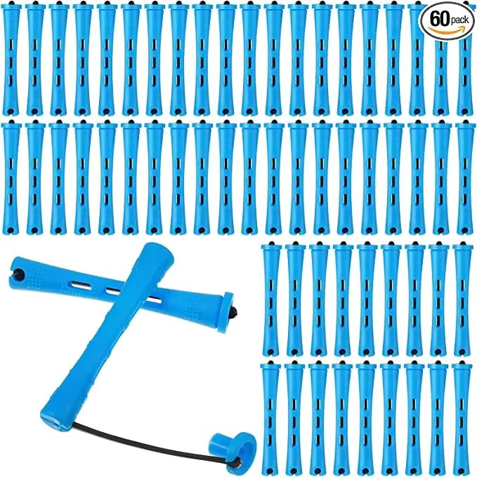 60pcs DIY Long Short Hair Curler Rods Rollers Curling Maker Accessory for Woman Household Professional Barbershop Salon Curler