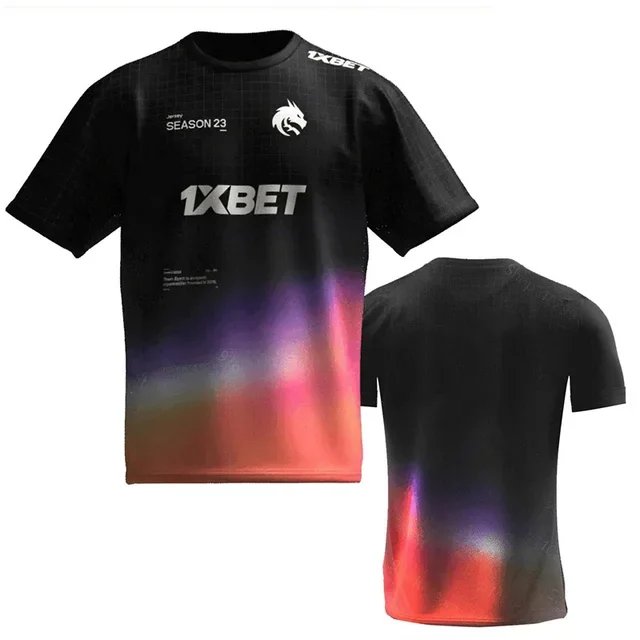 New Team Spirit Jersey Fashion Game Esports Player Uniform Competition Clothing Men's Top 3D Printed Boy T-shirt Fan Tee