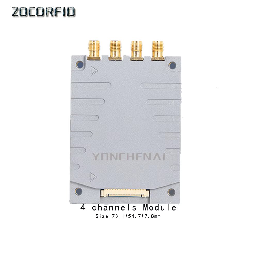 Long Range RFID Fixed UHF Reader Module  4ports UHF RFID Reader UHF RS232 Ethernet for Logisitic Warehouse Track