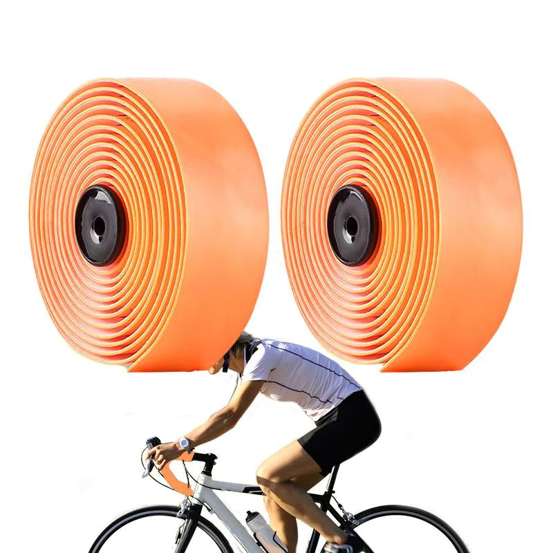 Bike Handlebar Tape 2 Rolls Cycling Handle Wraps For Handlebar EVA Bicycle Handle Strips Road Bike Accessories Shock Absorbing C