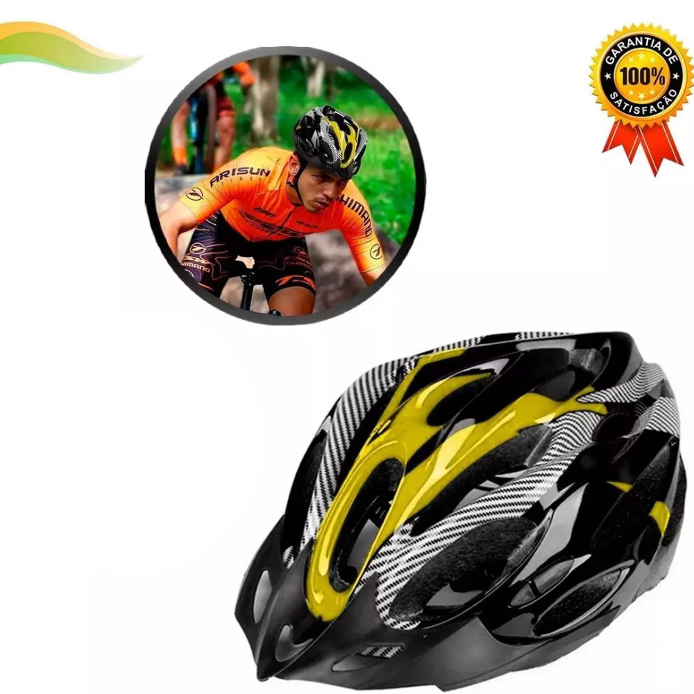 Capacete Ciclista Adulto Regulagem Bike Ciclismo - Promoção