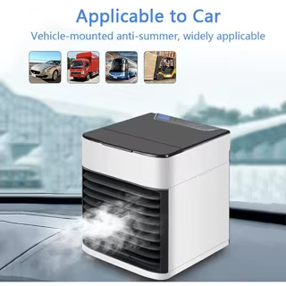 Mini Ar Condicionado  2.0  E  3.0  Portátil Arctic Air Cooler Umidificador Climatizador Luz Led USB / Ar puro 110V / 220V