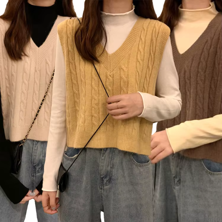 Best Women Kit Vest Vest V-Neck