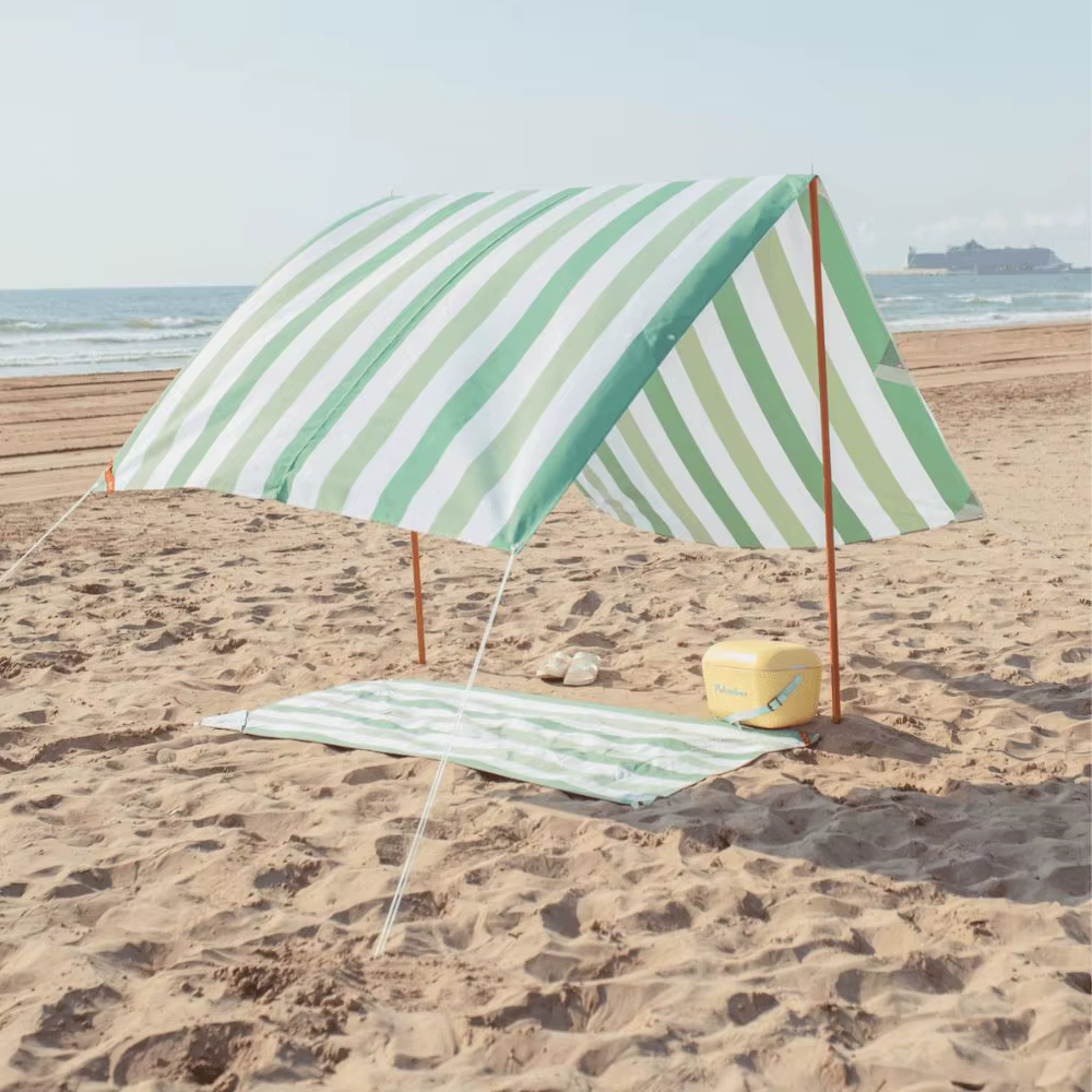 Flamingueo awning Beach Tent Beach UPF30 + outdoor awnings waterproof retreat Beach folding Beach accessory Camping bag transport shade for Beach Tent shade