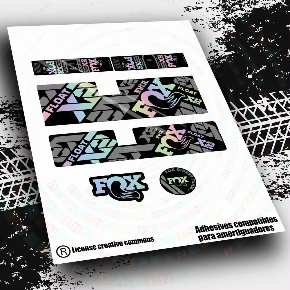 Shock Absorber stickers FOX FLOAT X2 FACTORY and PERFORMANCE 2021-22 WP487 bicycle stickers MTB BTT bike accessories sticker components