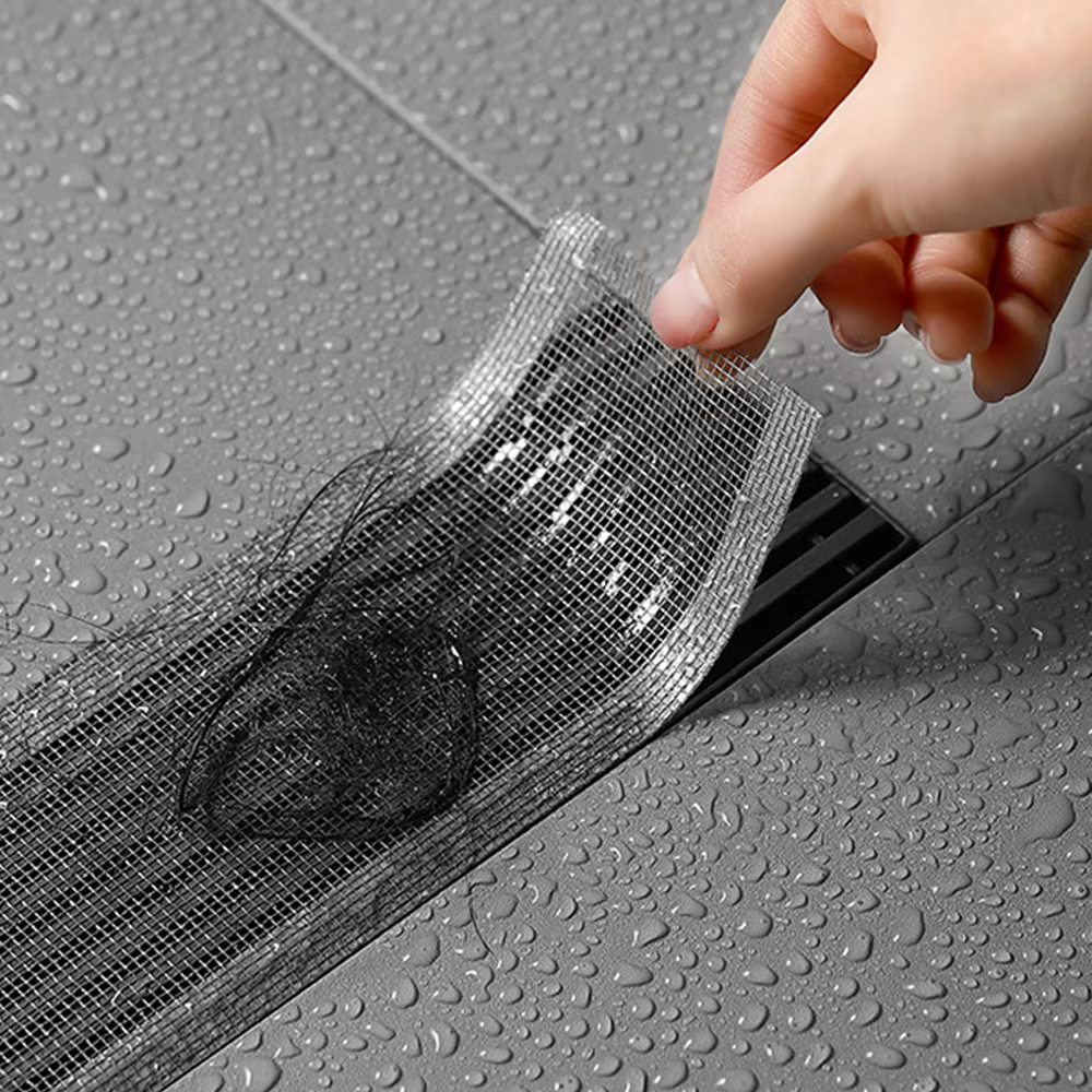 Bathroom Dout square trap toilet drain hair Stringer net cover