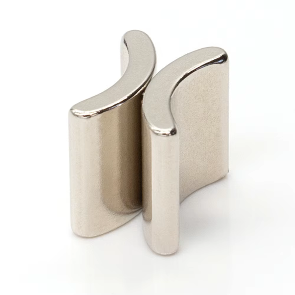 4PCS Neodymium Magnet For 130 Motor Magnets Industry Permanent Magnetic Curved Magnetic Tile 4WD Super Iman Bent Magnetics N42SH