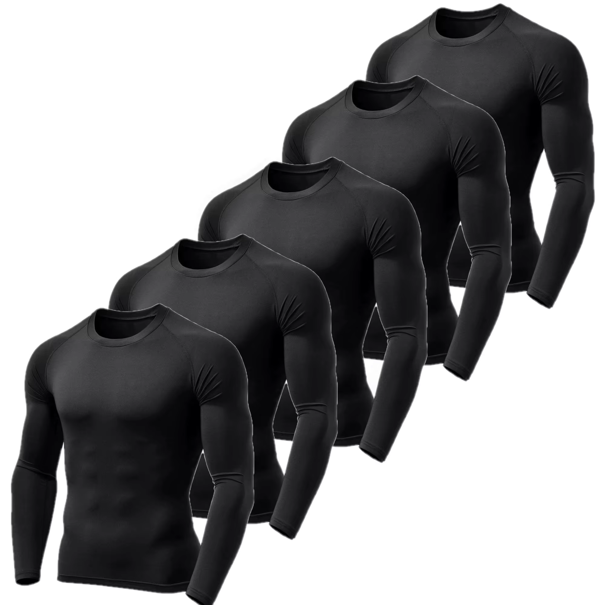 Kit 5 Camiseta Manga Longa Proteção UV