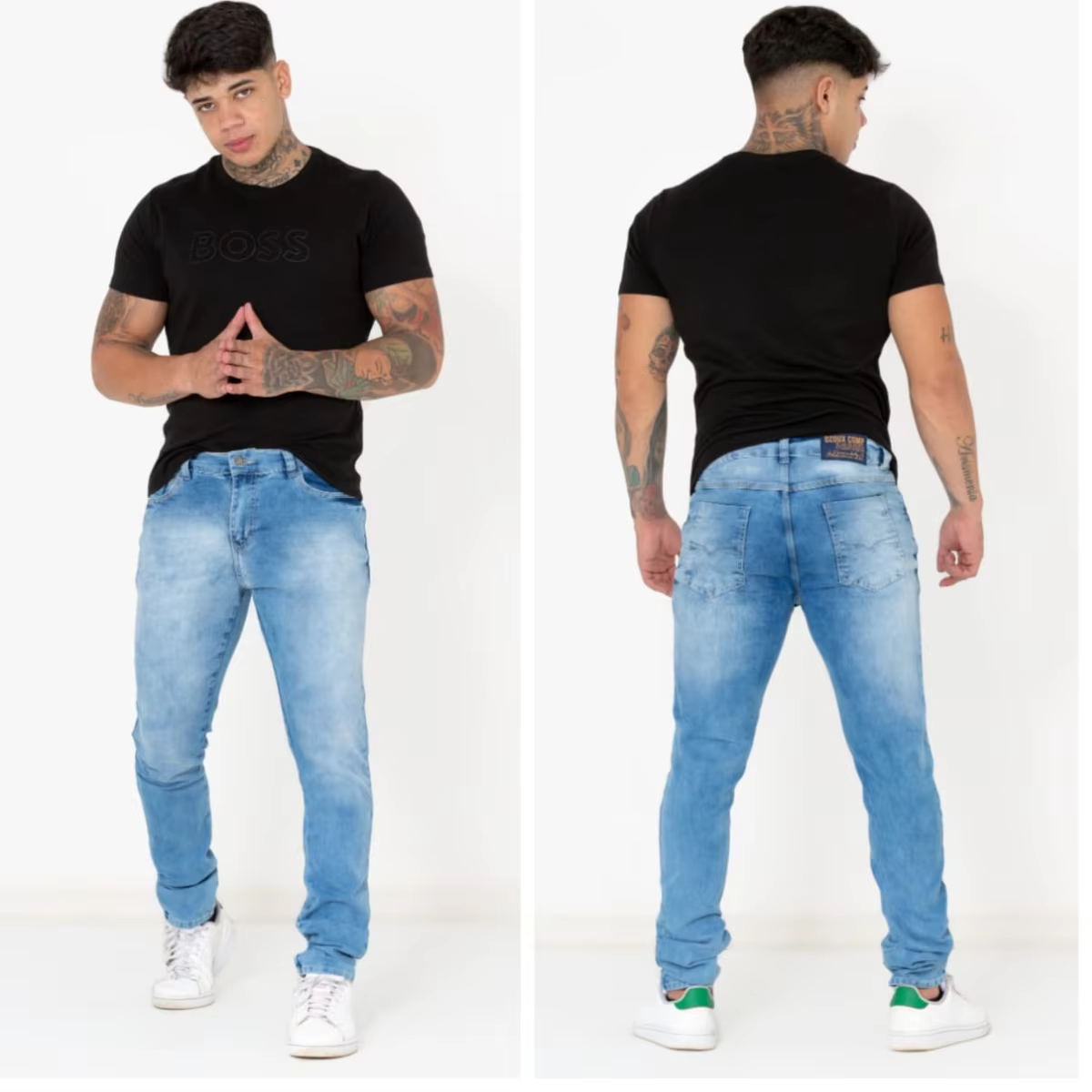 Combo com 3 Calças Jeans Masculina Skinny Variadas