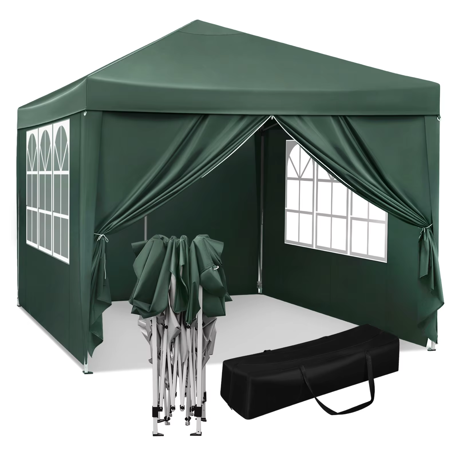 Foldable Canopy Garden Tent 3x3m Waterproof UV Sun Protection with Carry Bag Sunshade Shelter Camping Pavillon Gazebo