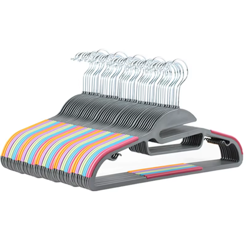 [Ali Special] Shin 50P rotating ring Magic non-slip hanger (gray body)