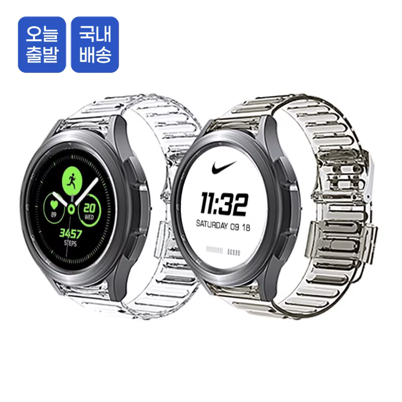 StoryLink  Samsung Galaxy Watch7 6 5 4 Wings Transparent Aqua Strap Galaxy Watch7 Galaxy Watch6 Galaxy Watch5 Galaxy Watch4 ojm